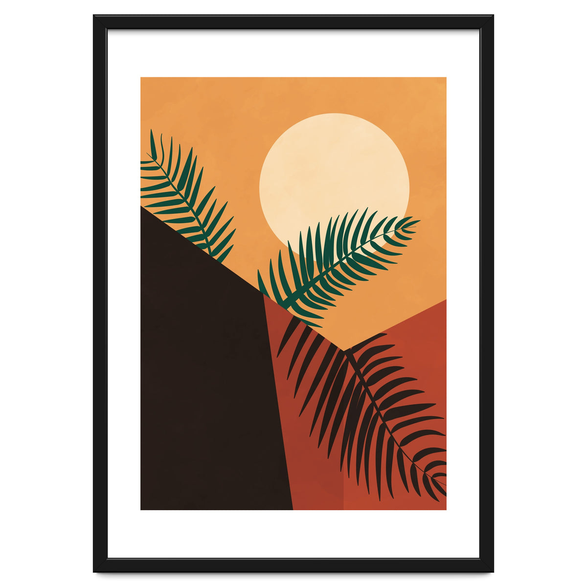 Bohemian Palm Tree Leaves