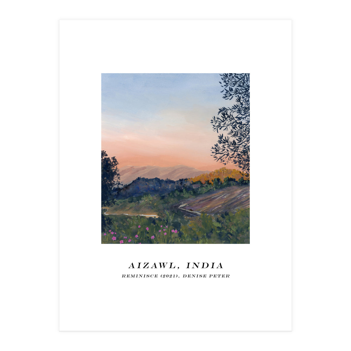 Aizawl, India (Print Only)