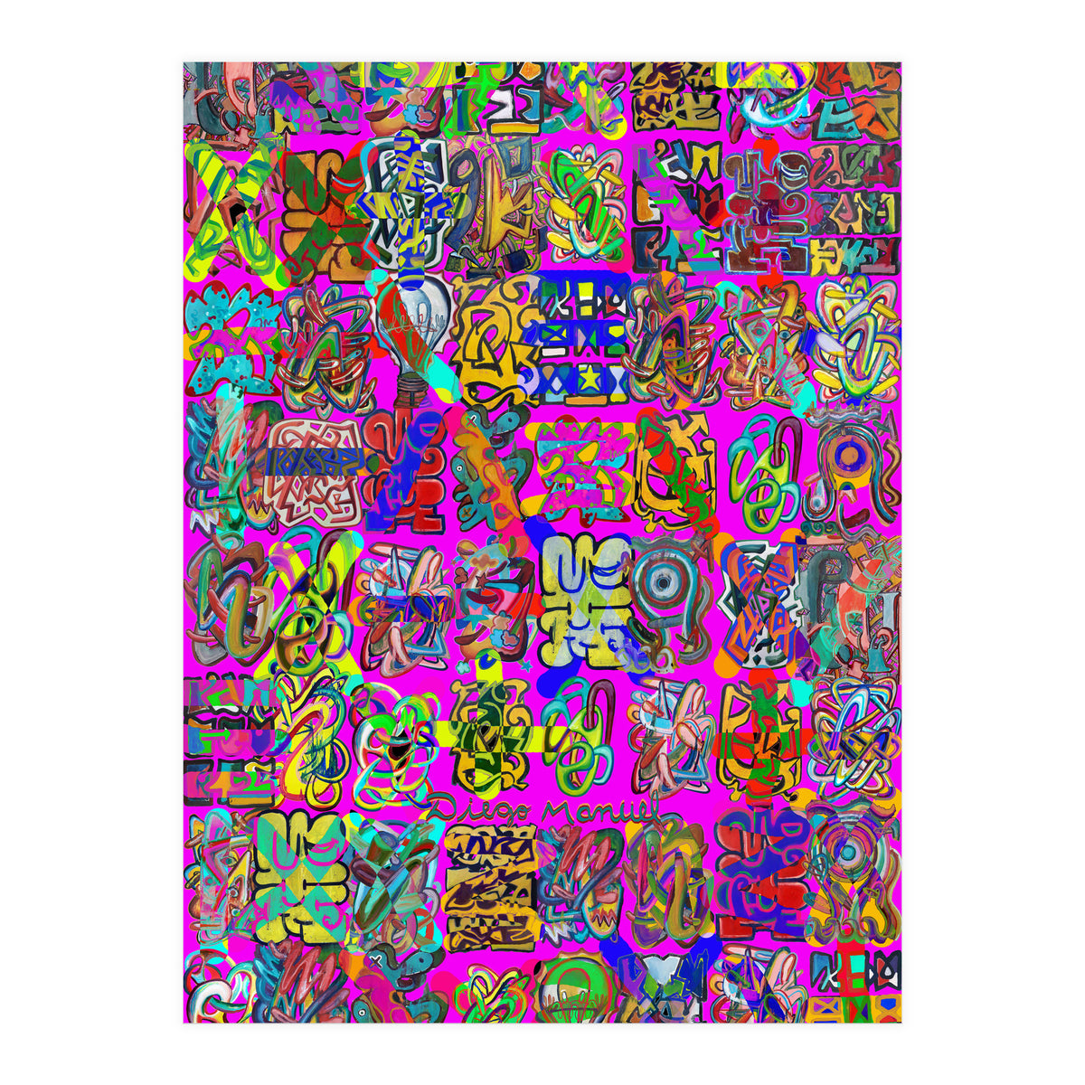 Graffitis 2021 Tapiz 102 (Print Only)