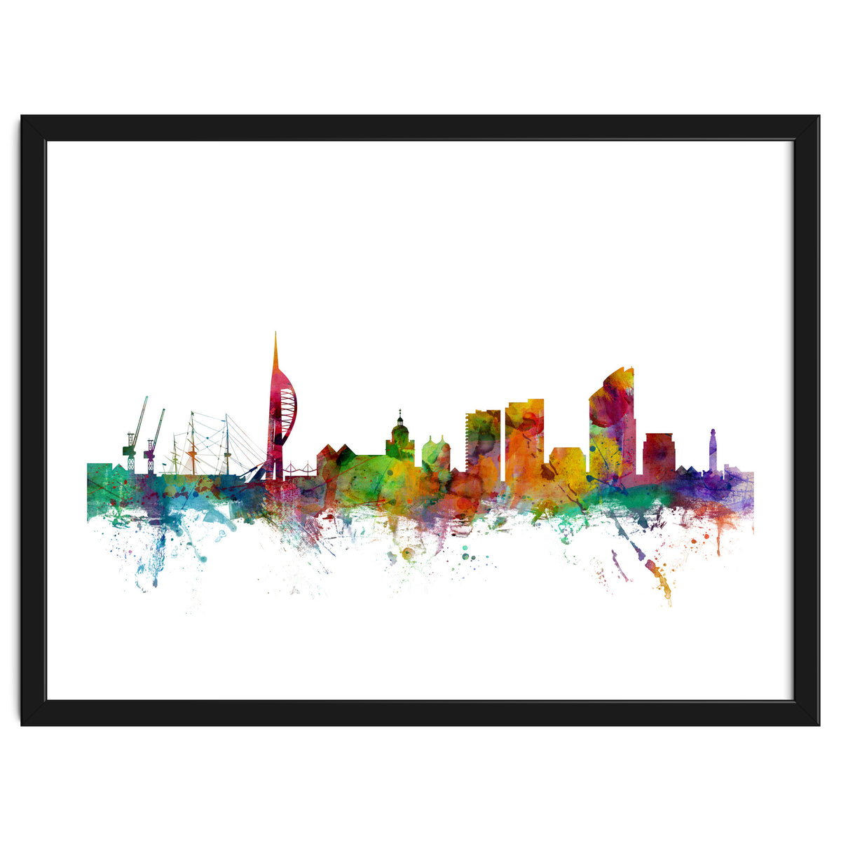 Portsmouth England Skyline