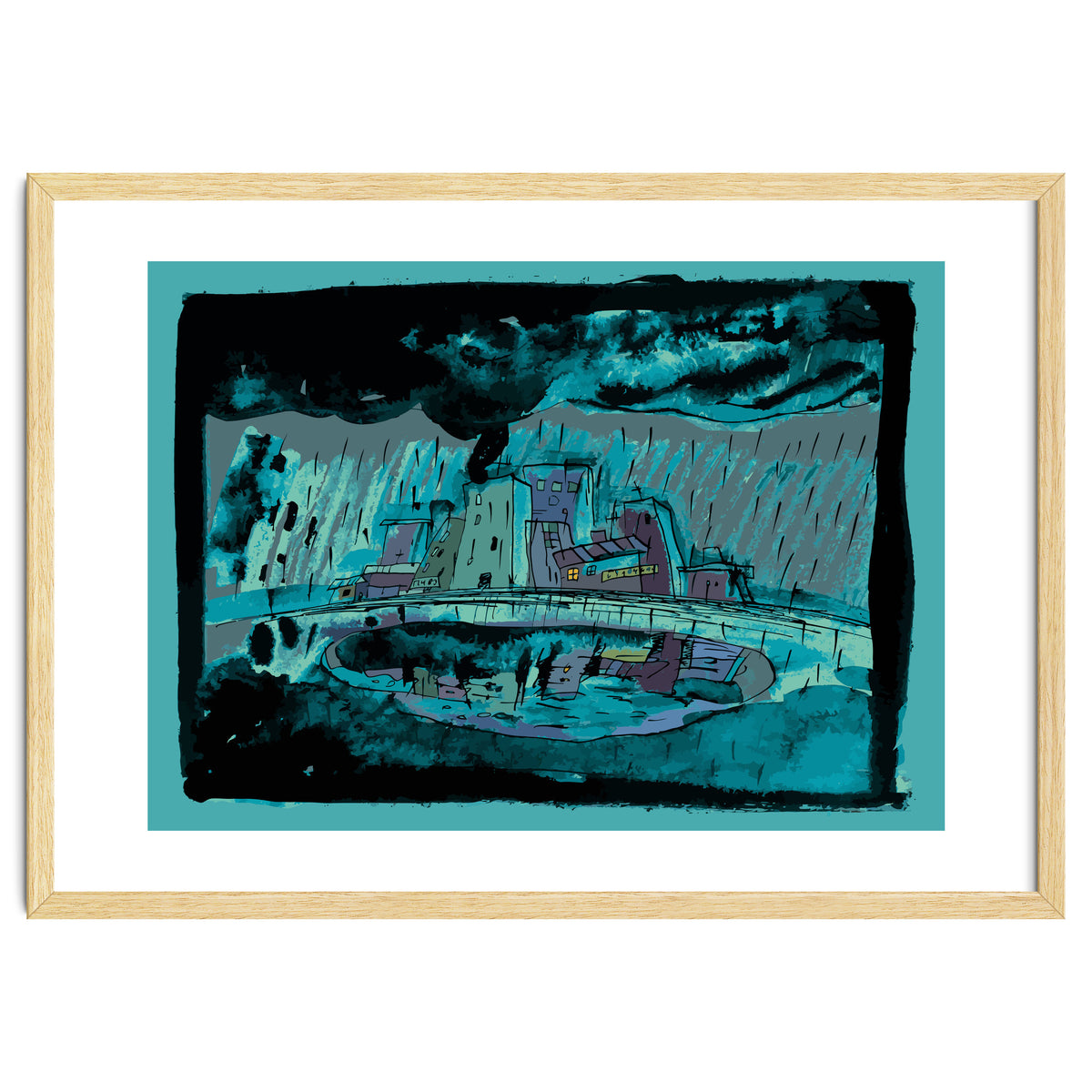 Autumn Rain in the Old City