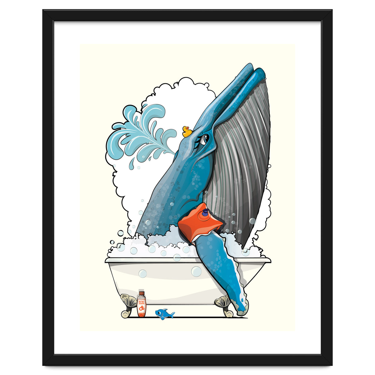 Blue Whale in the Bath
