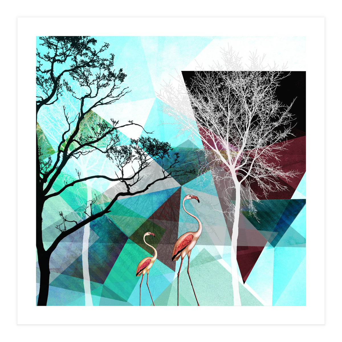 FLAMINGOS P26 (Print Only)