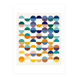 Modern Retro Geometric Half Empty, Half Full (Print Only) thumbnail