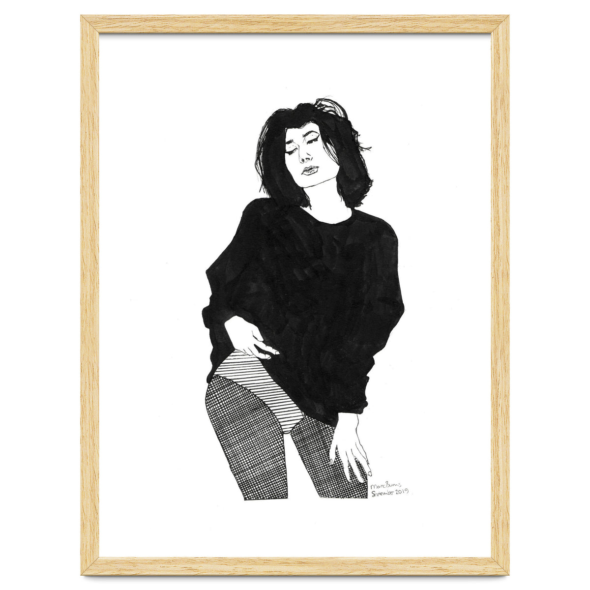 Untitled #44 - Woman in black