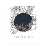 New York City Streets Collage (Print Only) thumbnail