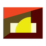 Geometric Shapes No. 9 - yellow, orange & brown (Print Only) thumbnail