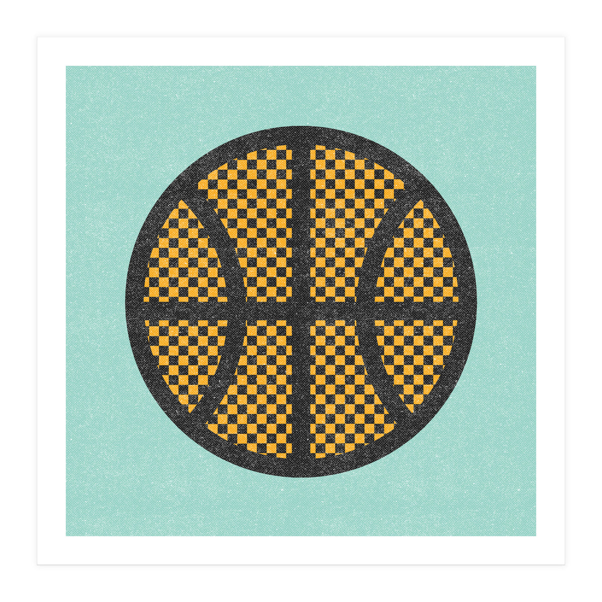 Op Art Basketball (Print Only)