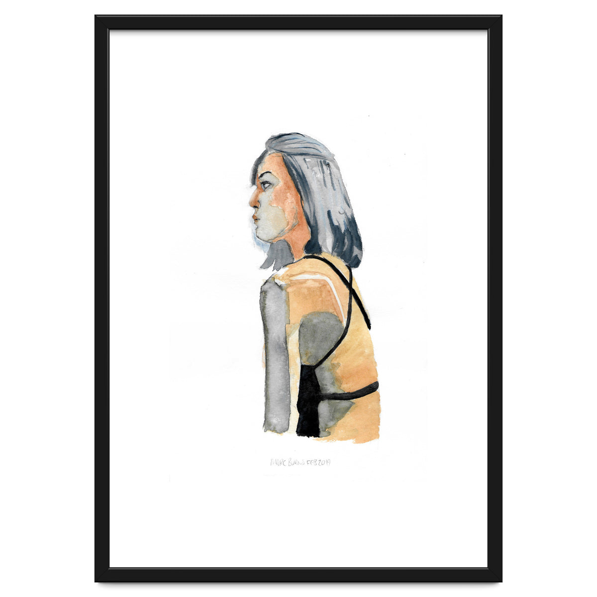 Untitled #13 - Woman in profile