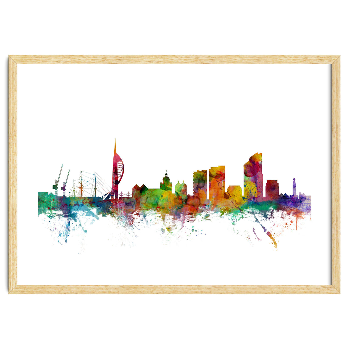 Portsmouth England Skyline