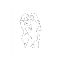 lovers nude line (Print Only)