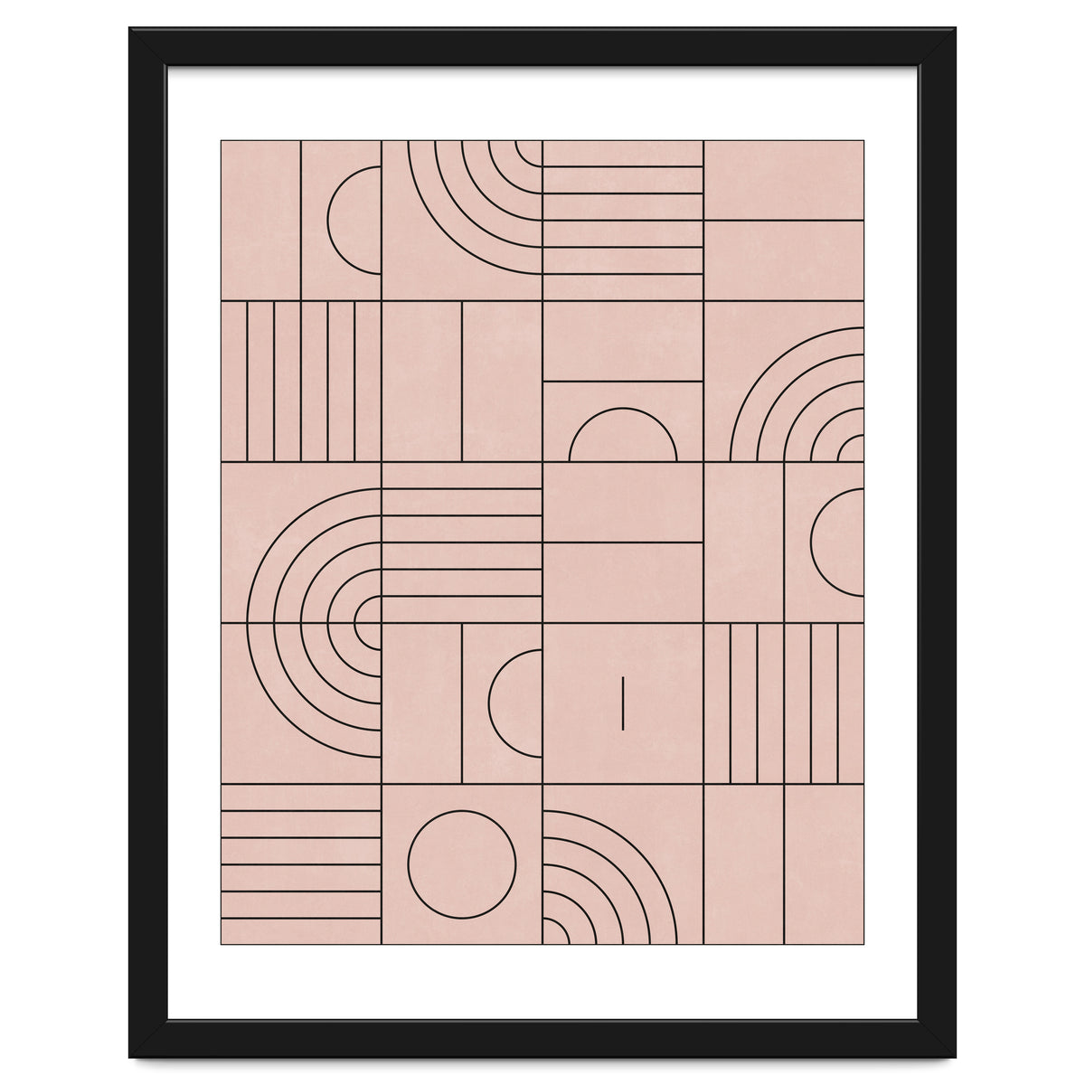 My Favorite Geometric Patterns No.20 - Pale Pink