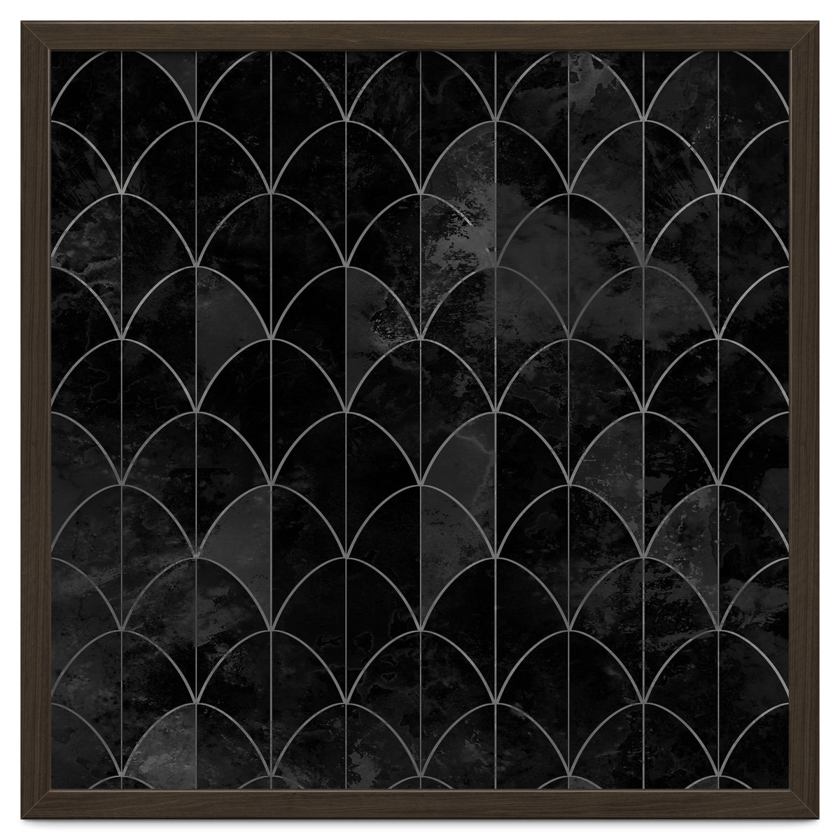 Mermaid scales. Black and white