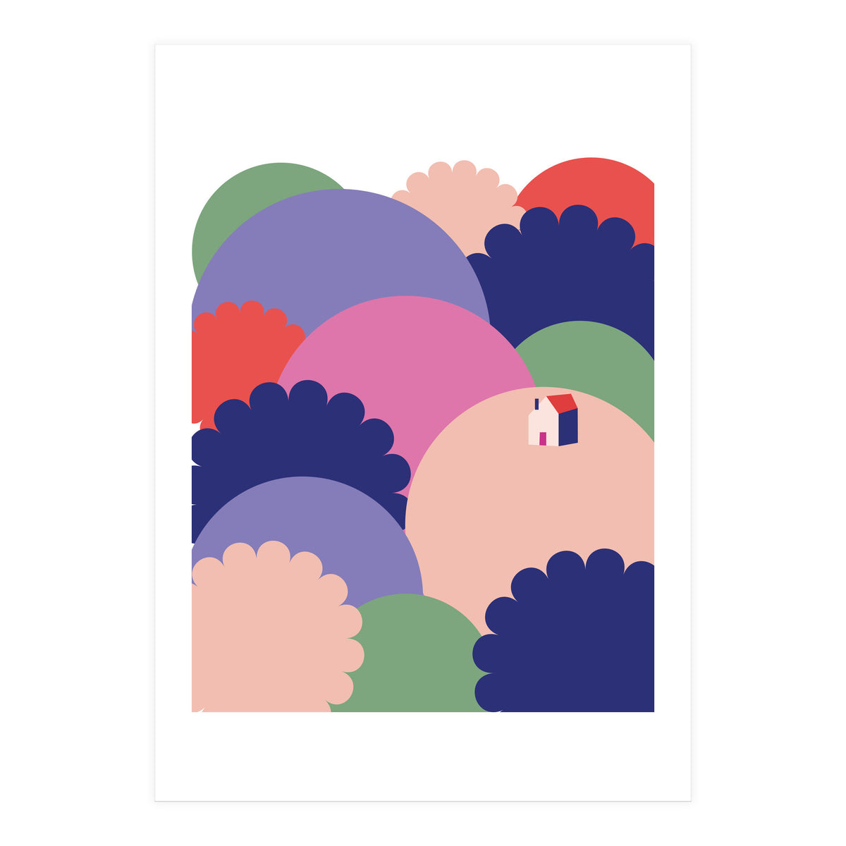 Mediterranean Landscape 3 Rgb  (Print Only)