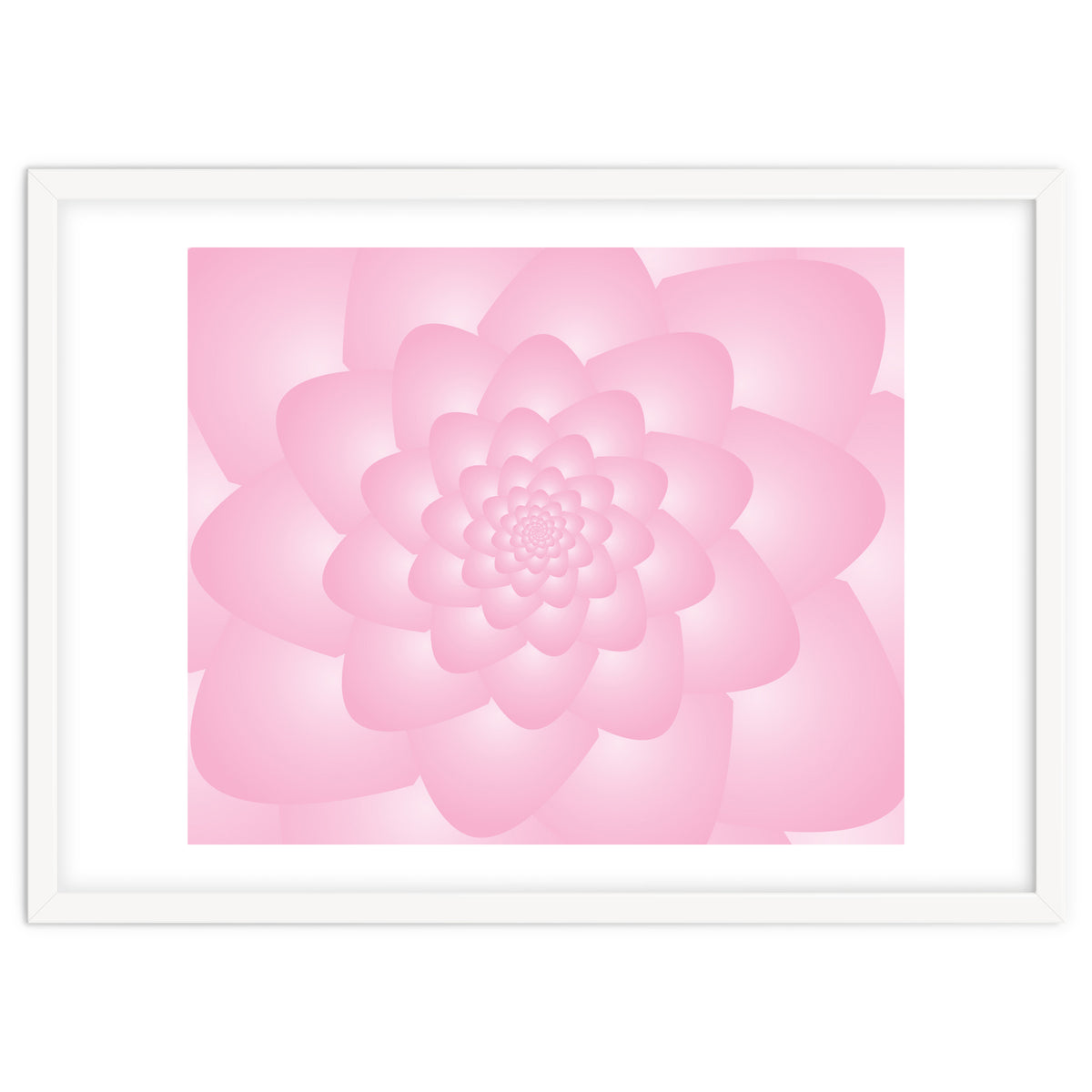 Pastel Colors Flower Pattern Set Red