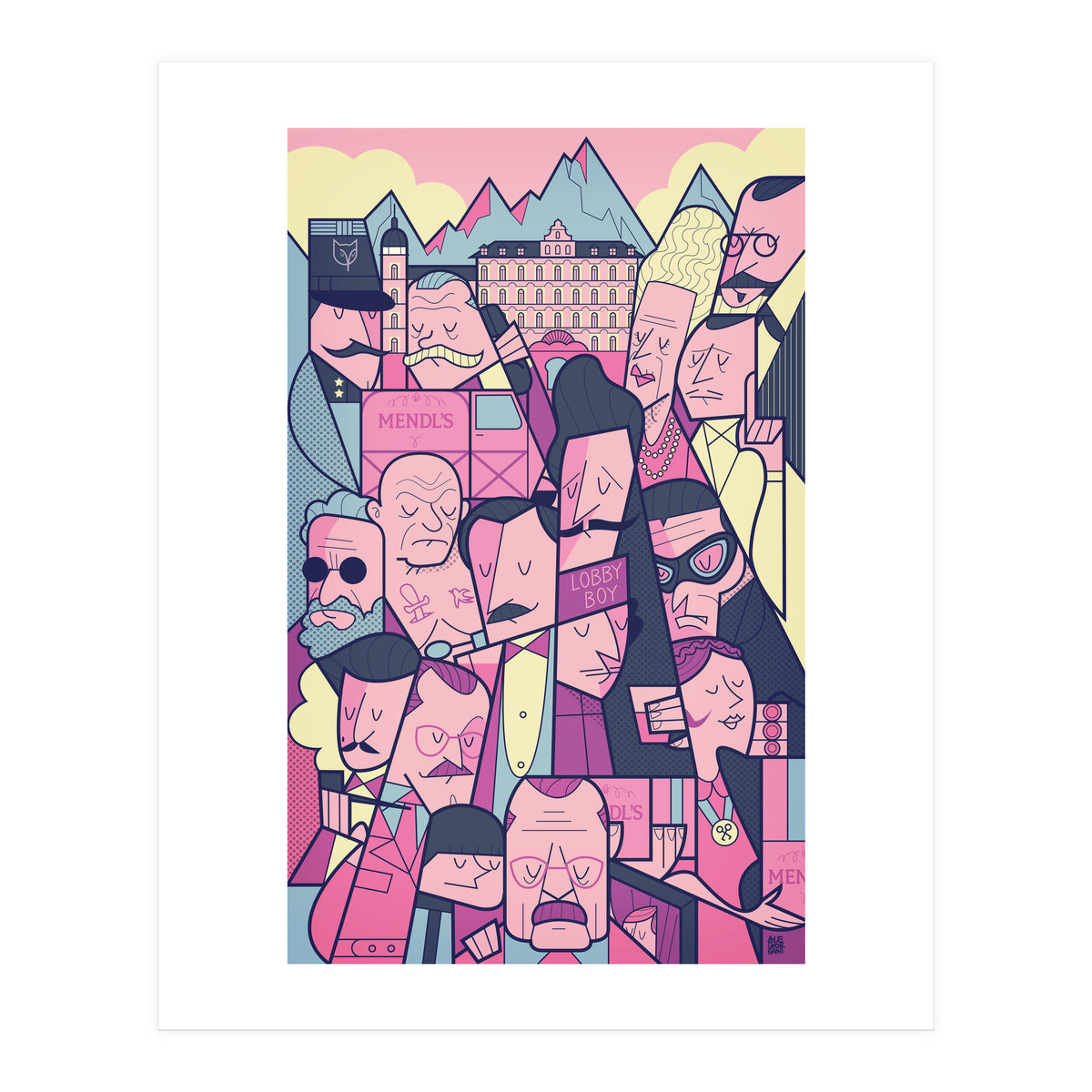 Grand Budapest Hotel (Print Only)