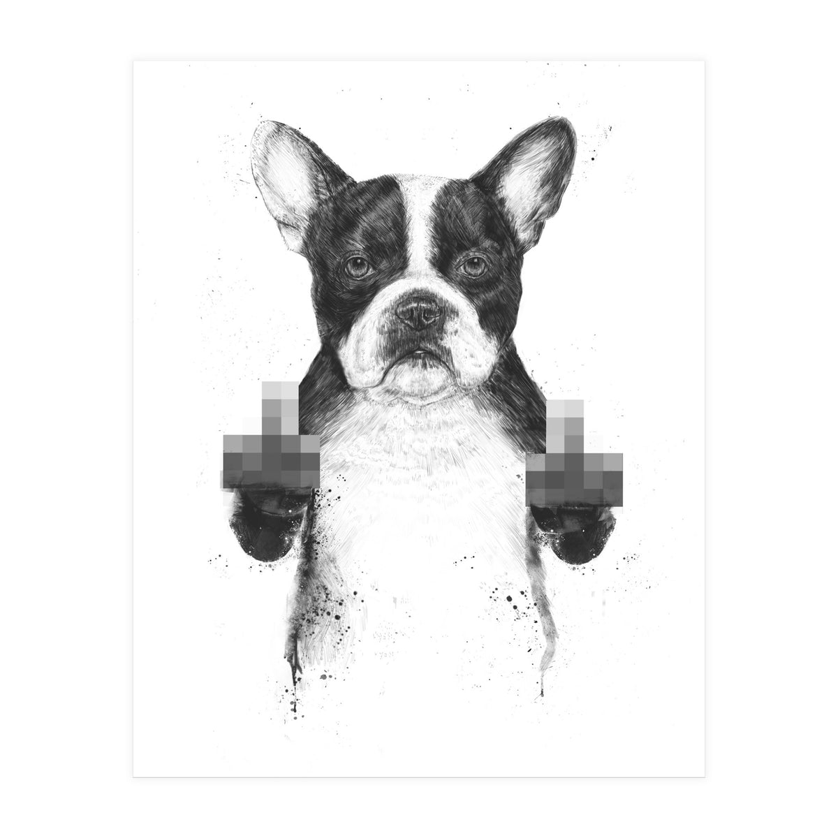 Censored Dog (Print Only)