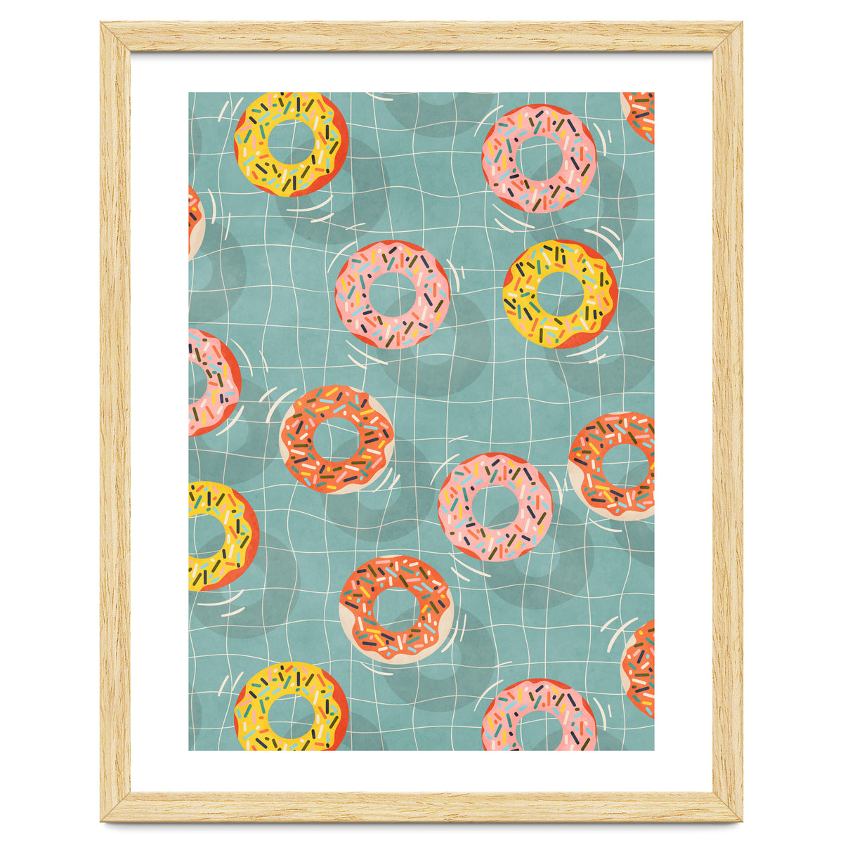 Pool Party Donuts