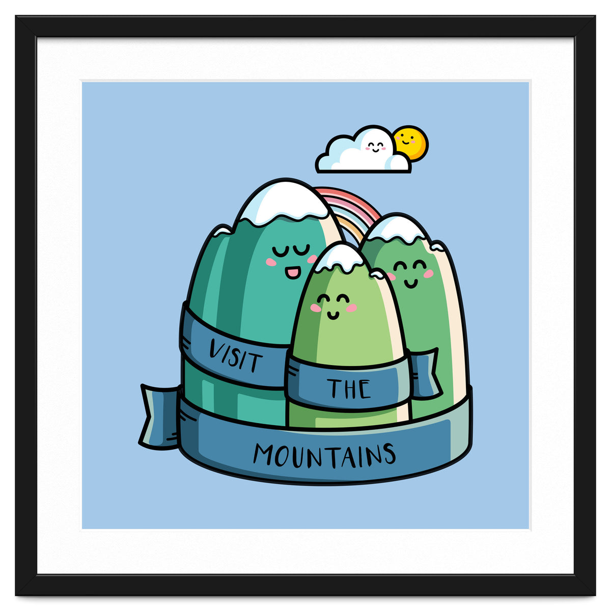 Kawaii Cute Visit the mountains