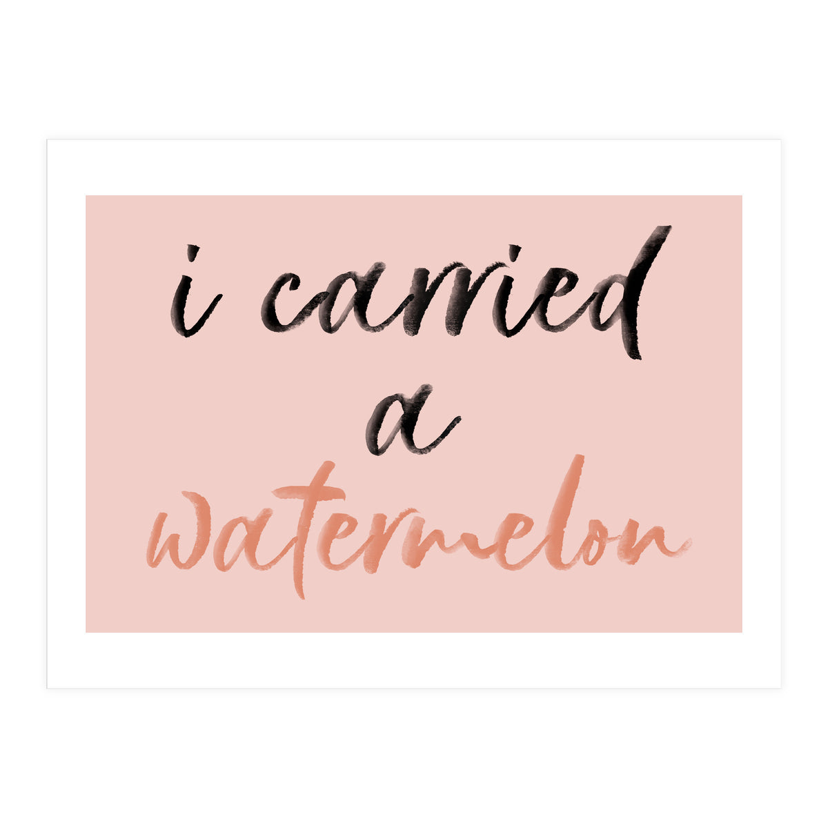 Carried  (Print Only)