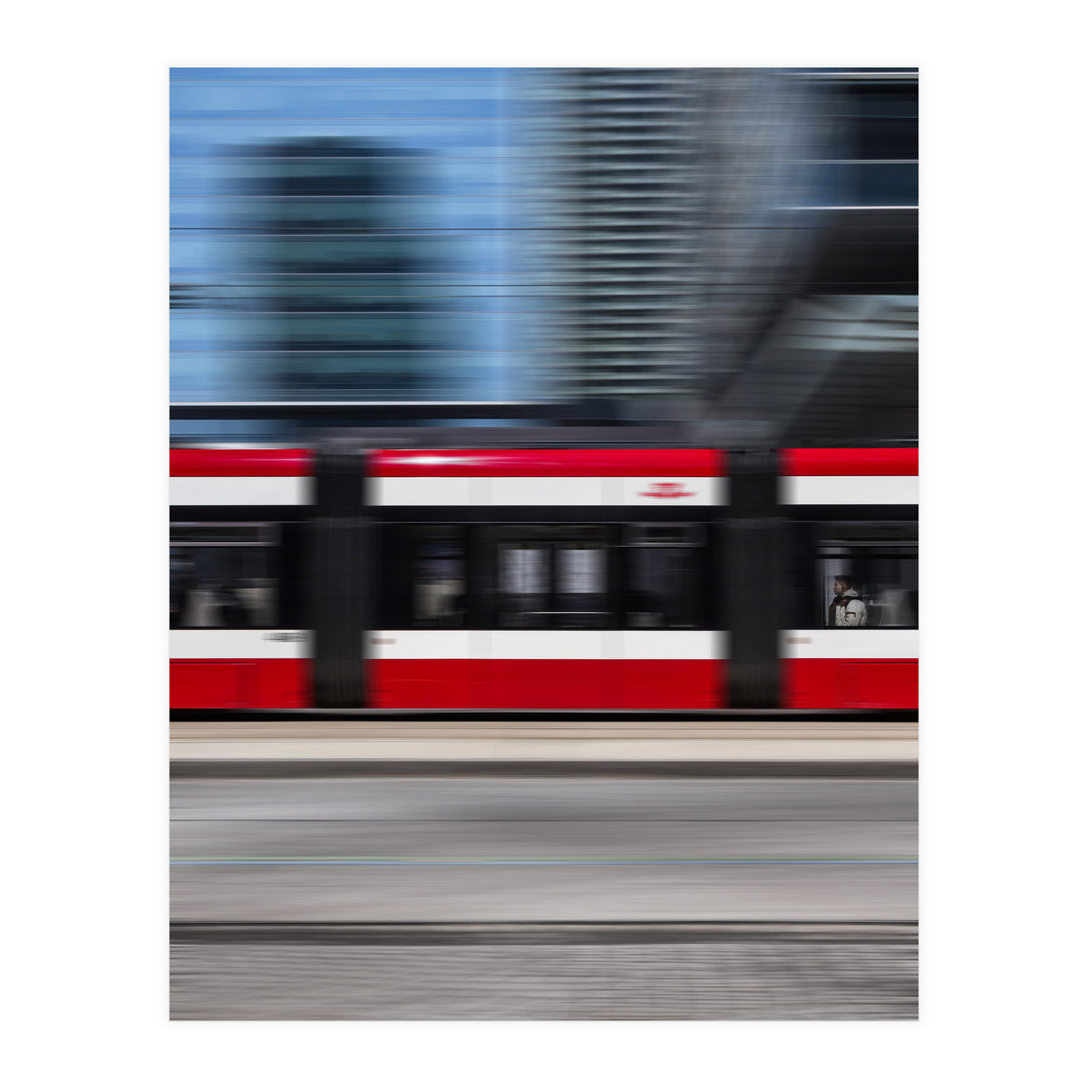The 509 Harbourfront Streetcar Blur Version No 5 (Print Only)