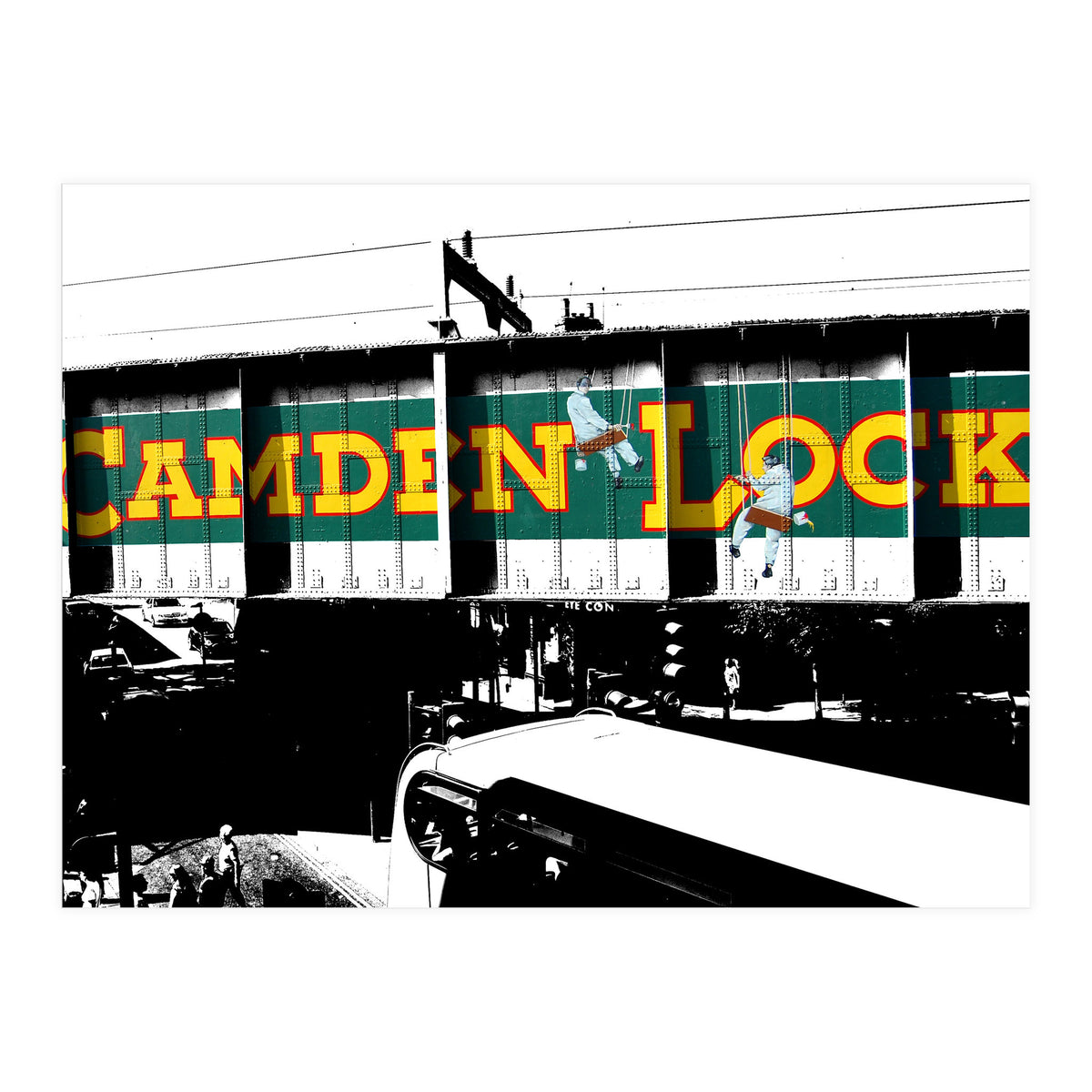 Camden Lock in London  (Print Only)