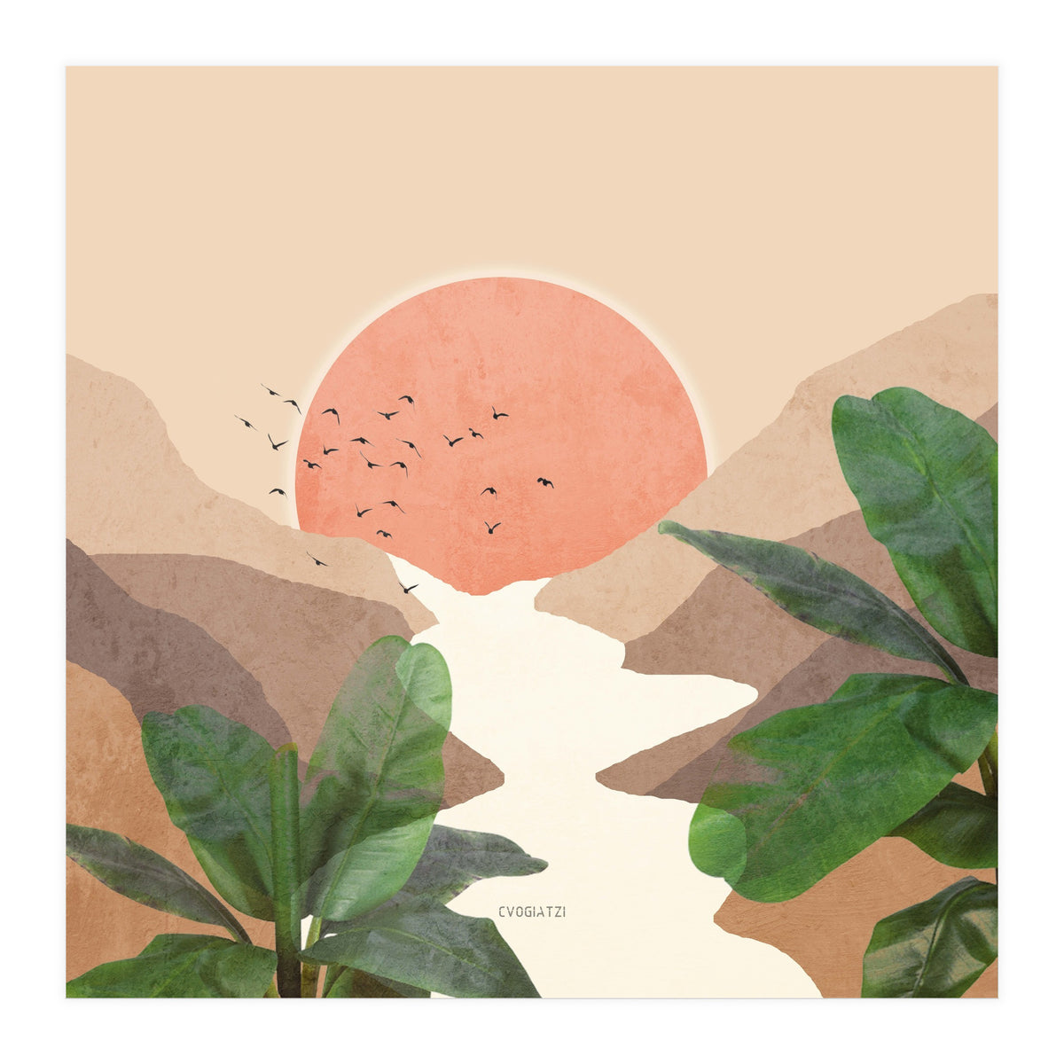 Africa Oasis (Print Only)