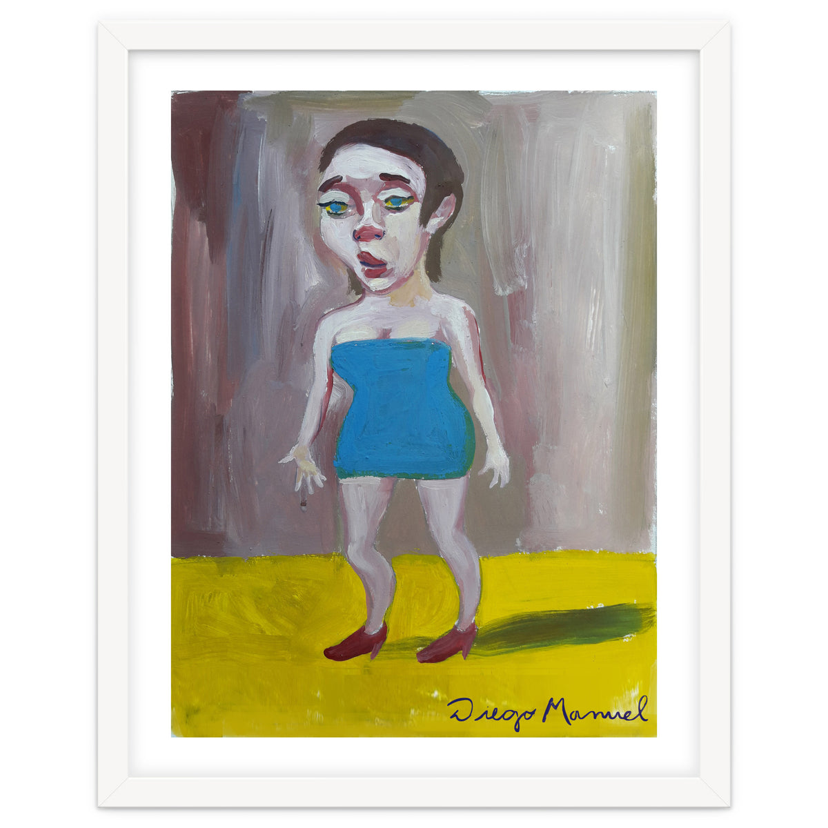 Light Blue Dress Girl