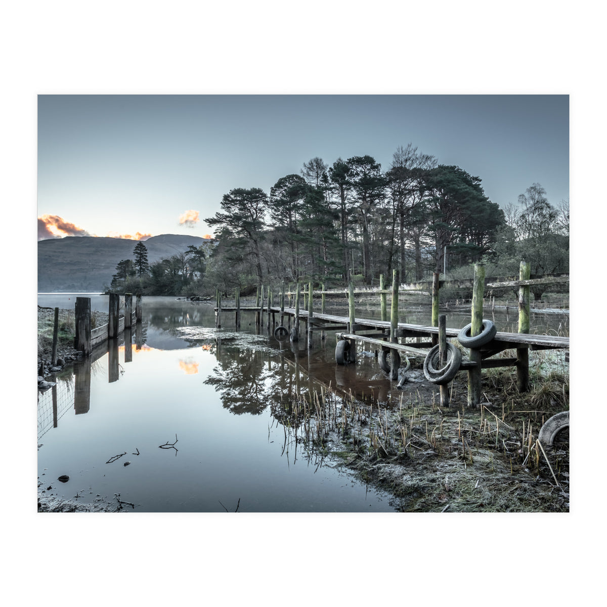 Derwent Water winters morning (Print Only)
