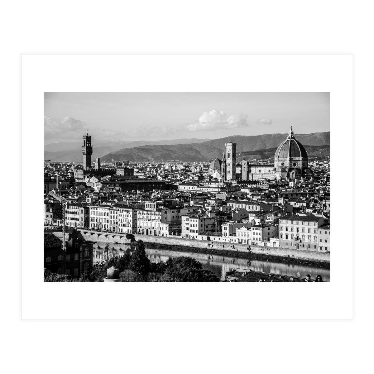 Italy in BW: Firenze 1 (Print Only)