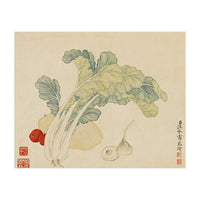 Wang Chengyu ~flowers, Vegetables, Chinese Cabbage, Potatoes, Garlic, Tomatoes, Vegetables (Print Only)