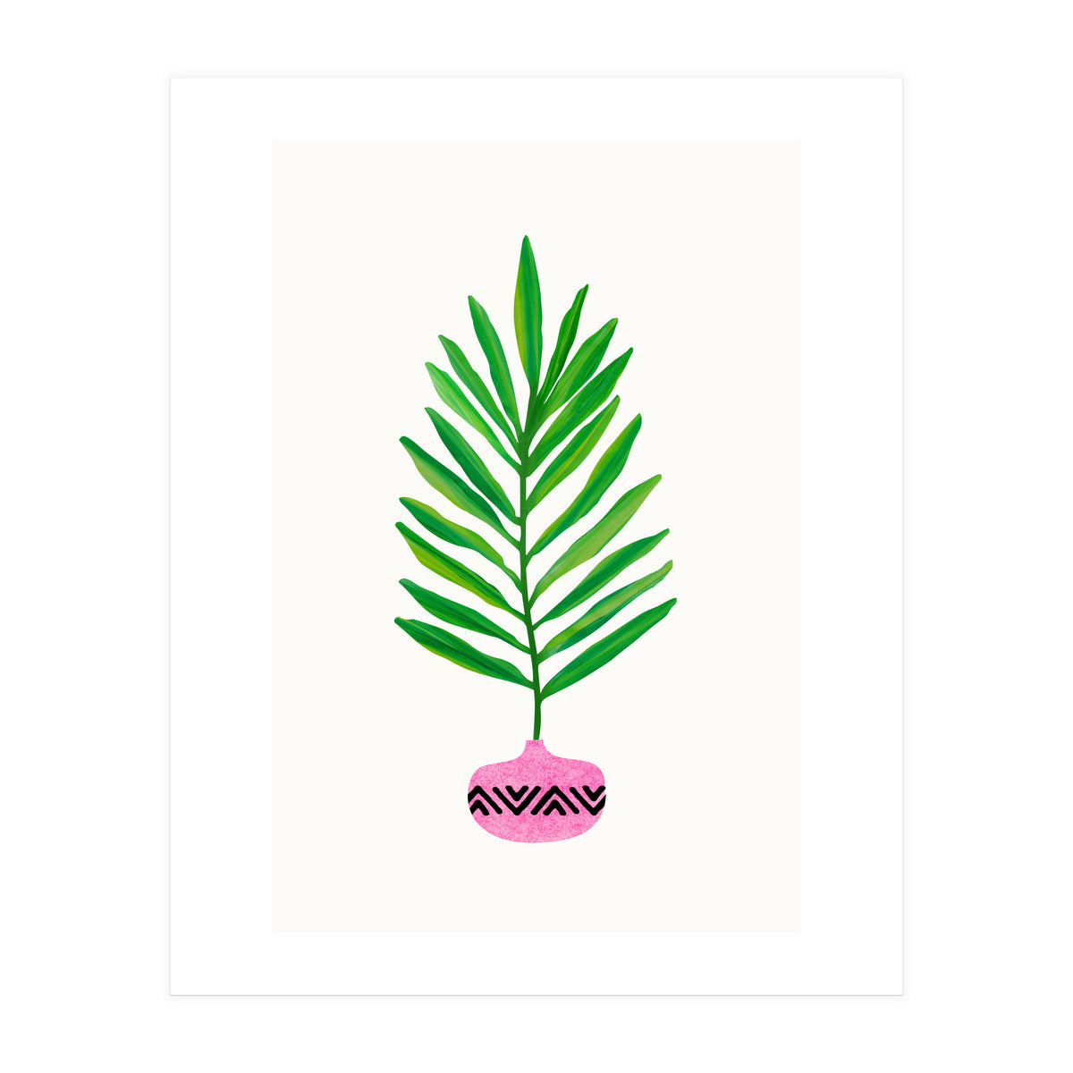 Modern Tropical Leaf (Print Only)
