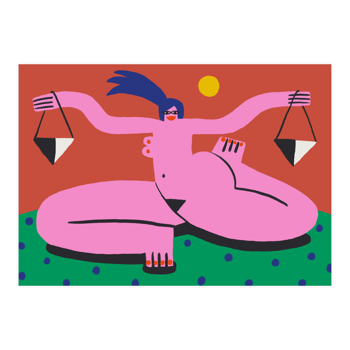 Harmony And Chill Libra (Print Only)