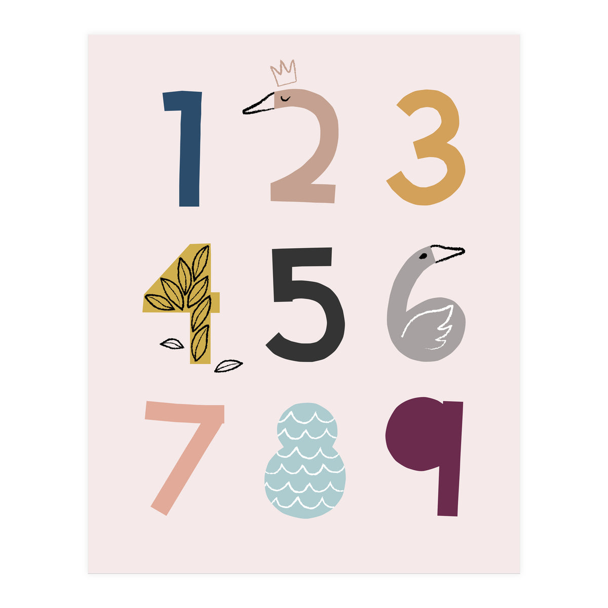 Numbers & Swans (Print Only)