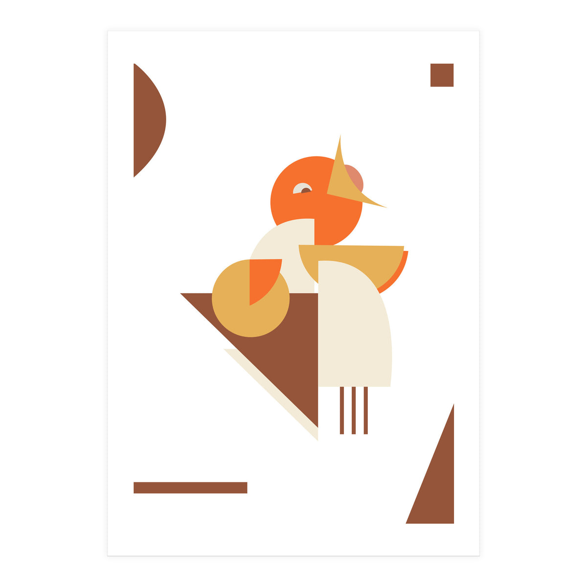 Little bird singing (Print Only)