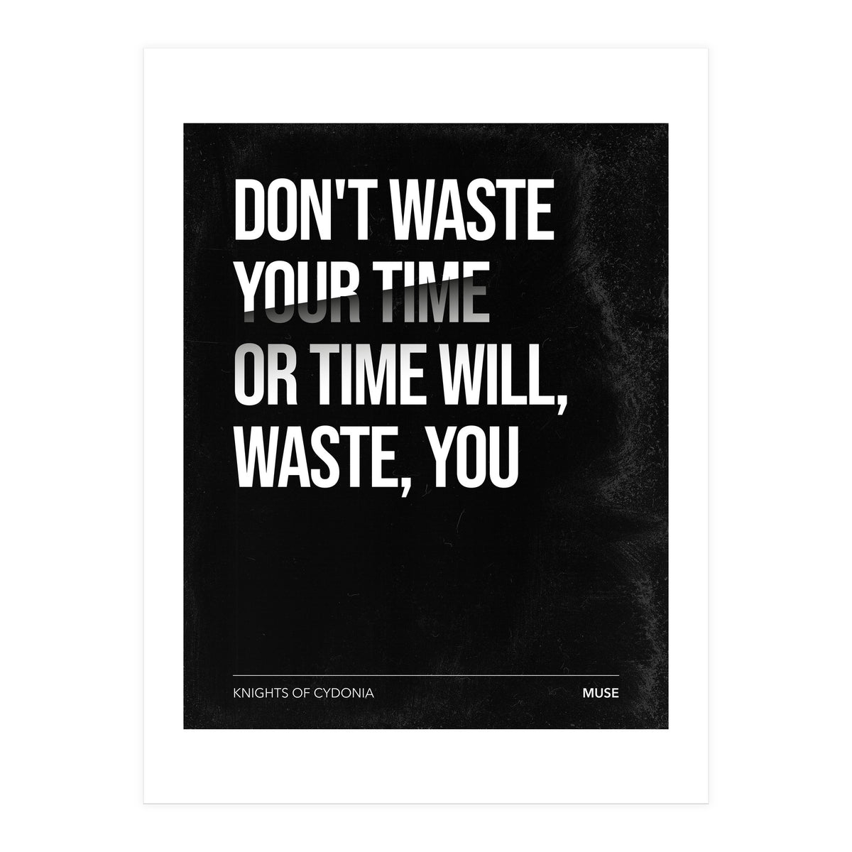 Muse - Knights Of Cydonia (Print Only)