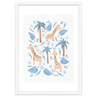 Jungle Giraffes | Blue