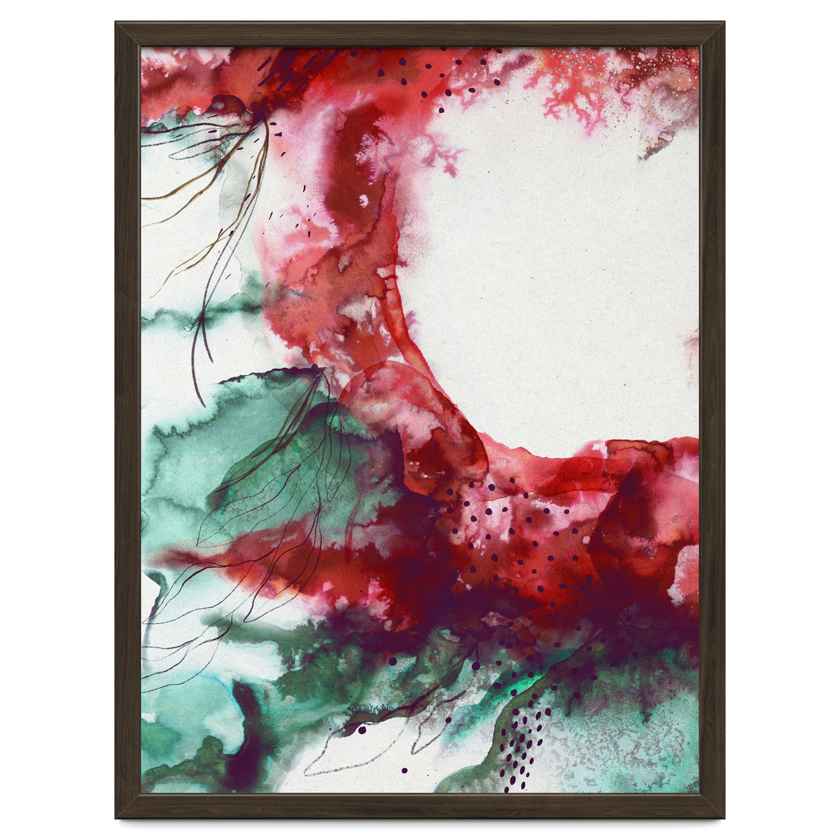 Abstract floral explosion