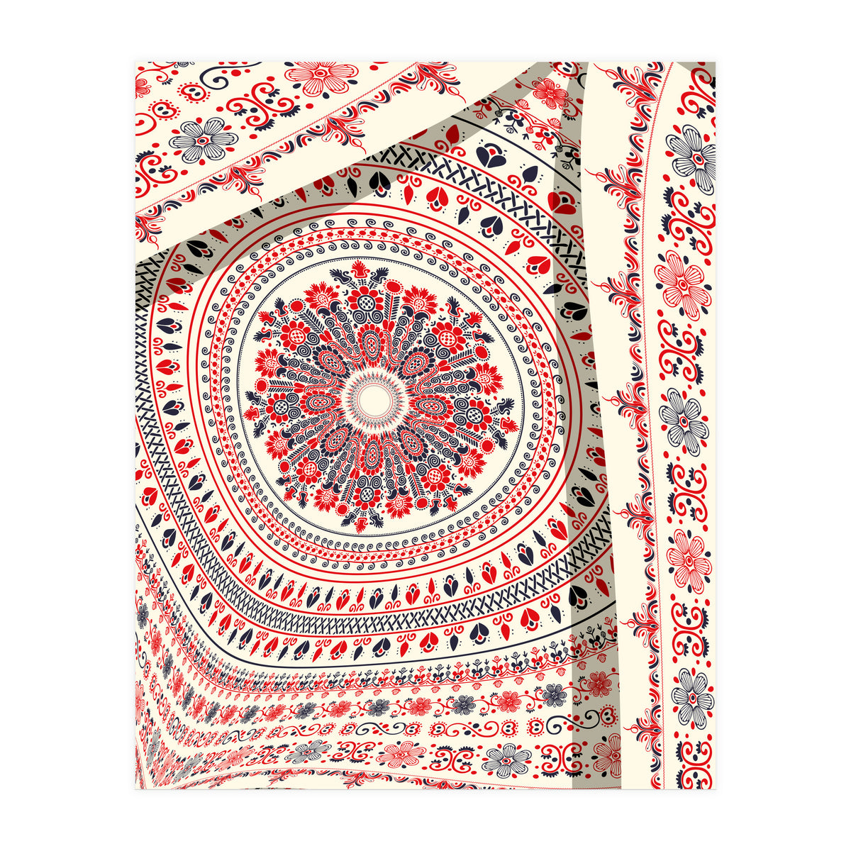 Romanian embroidery background 33 (Print Only)