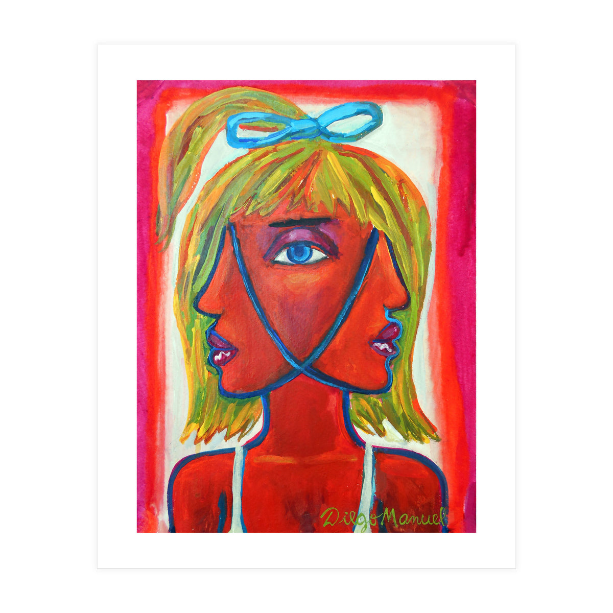 Cabeza De Mujer 9 (Print Only)