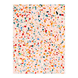 Blush Terrazzo | Pink Eclectic Speckles | Abstract Confetti Painting | Chic Bohemian Illustration (Print Only) thumbnail