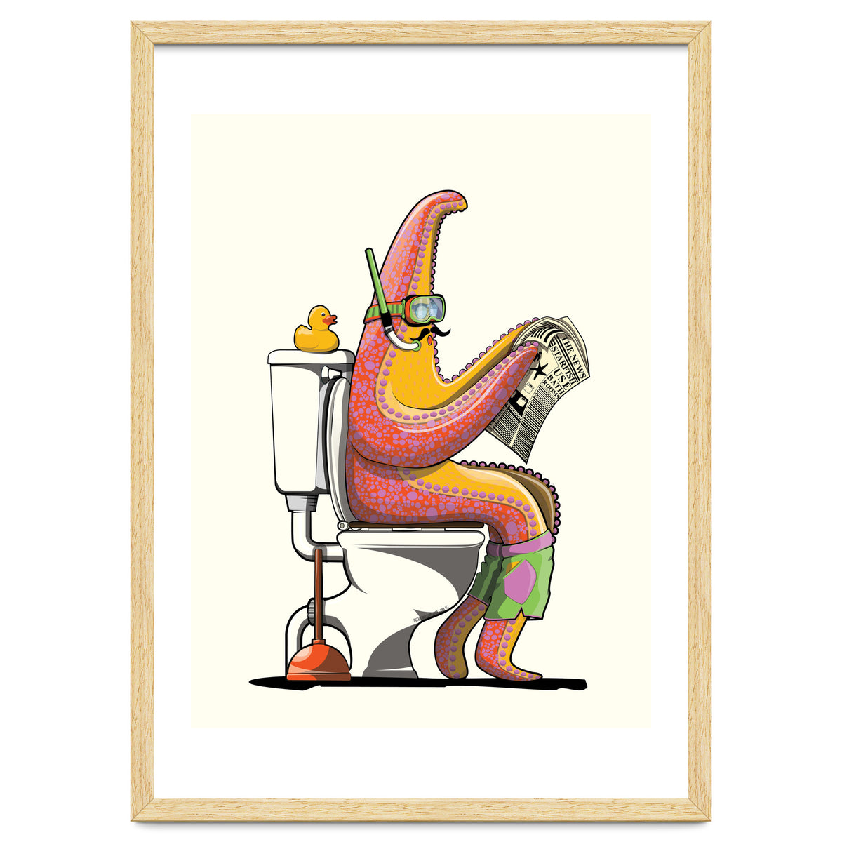 Starfish on the Toilet