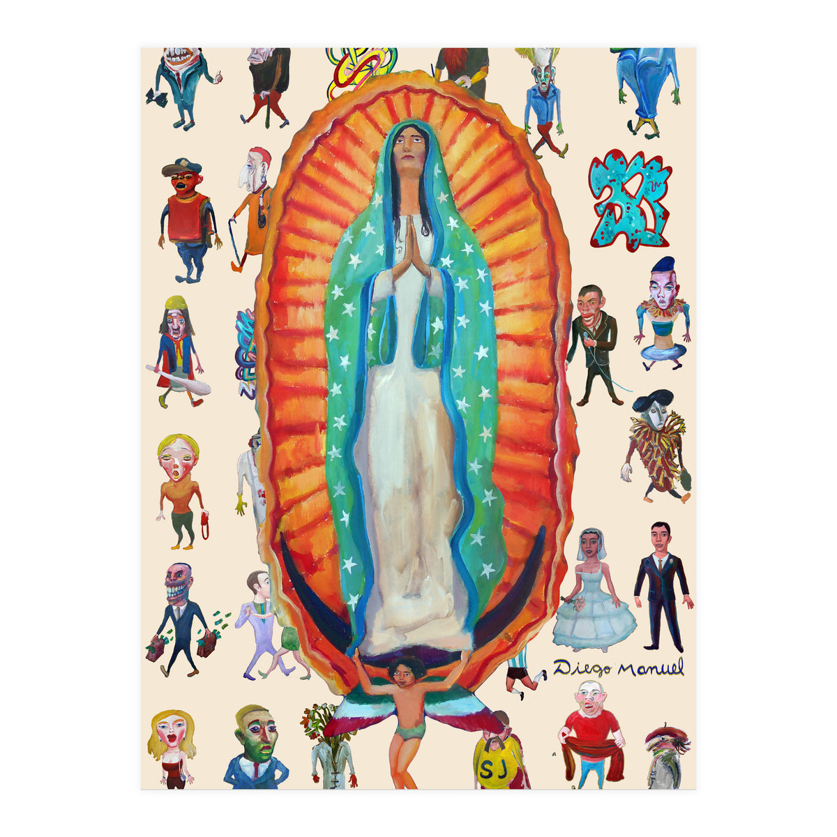 Virgen De Guadalupe 11 (Print Only)