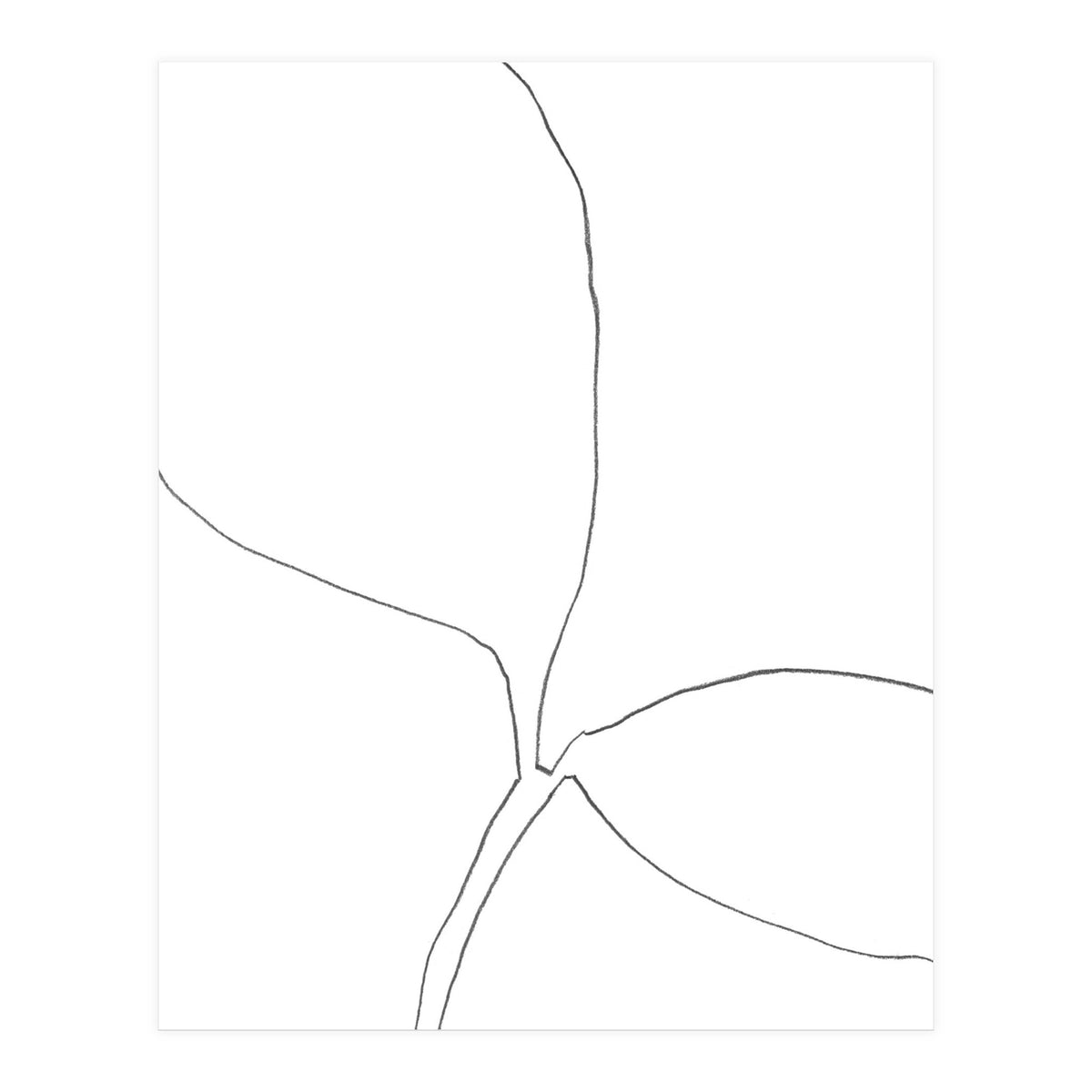 Seedling Leaning Right (Print Only)