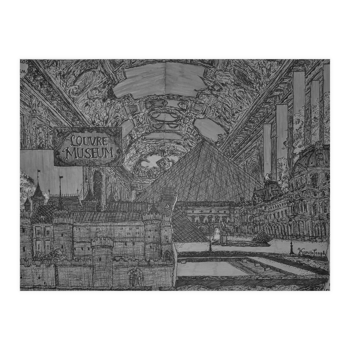 Heydar Aliyev Center B&W (Print Only)