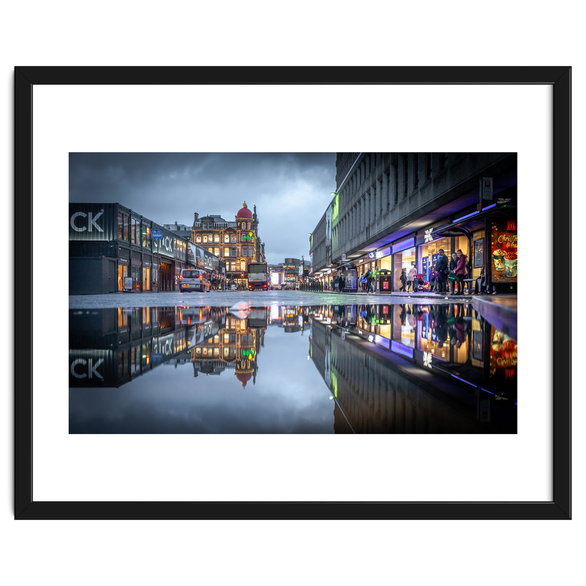 City reflection Newcastle upon tyne