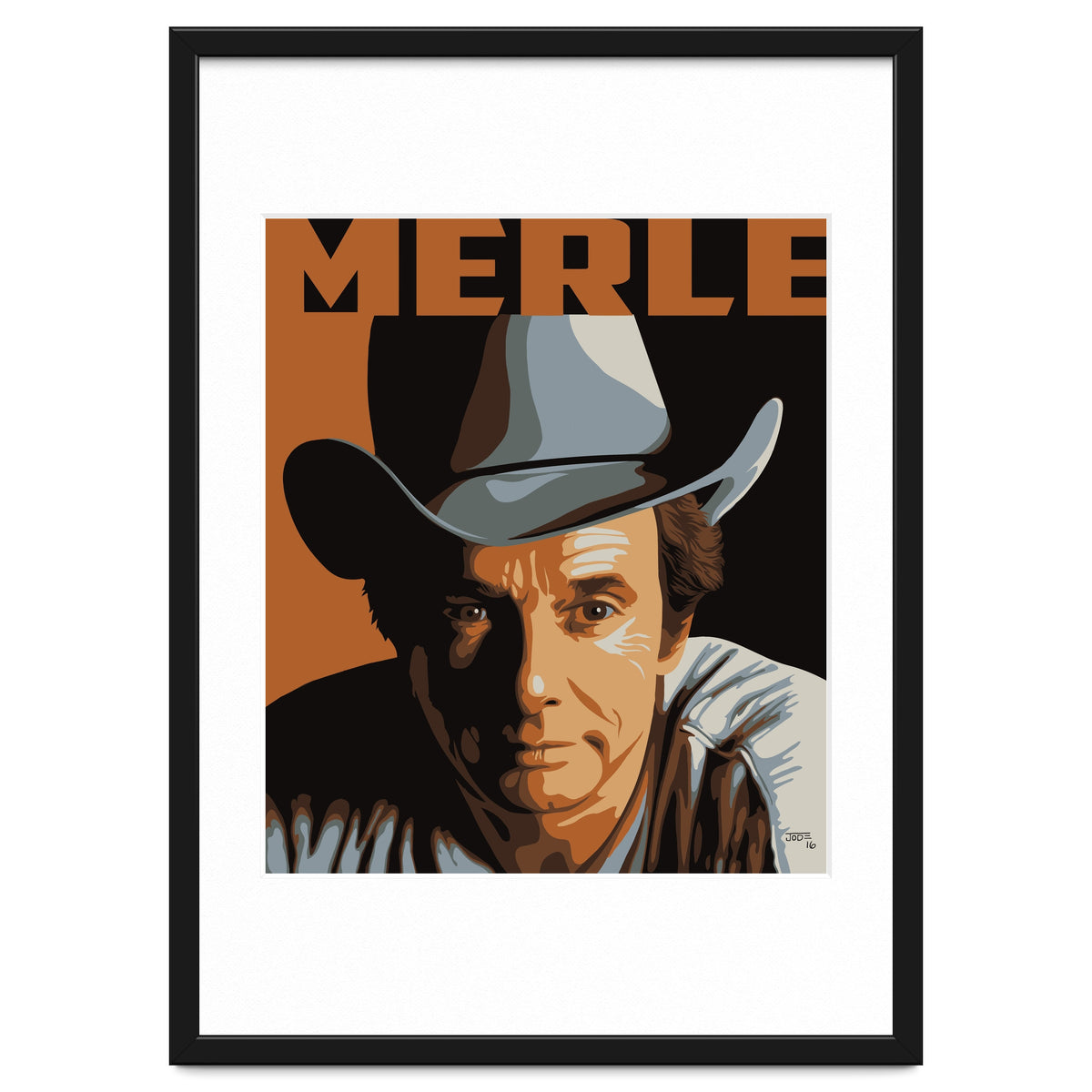 Merle Haggard Poster