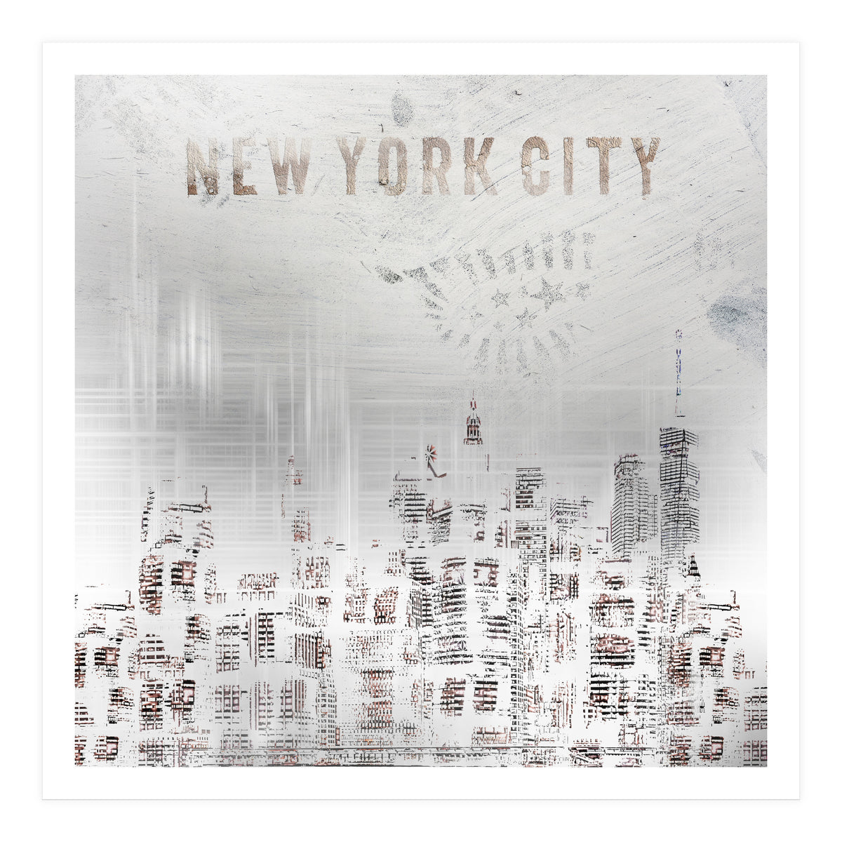 MODERN ART New York City Skylines  (Print Only)