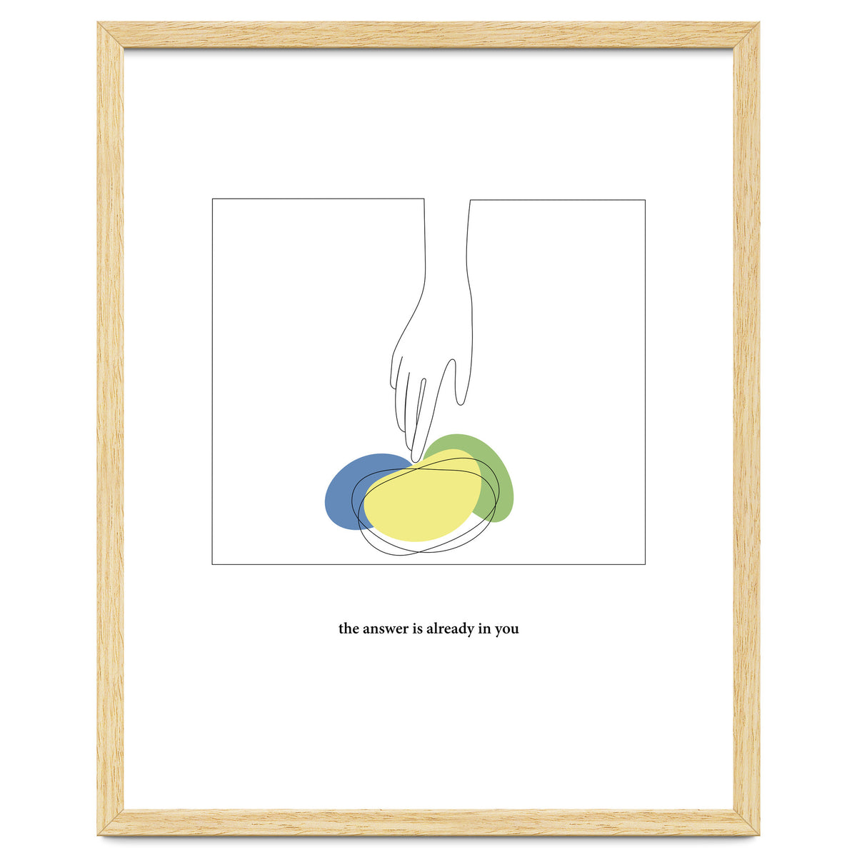 the answer is already in you