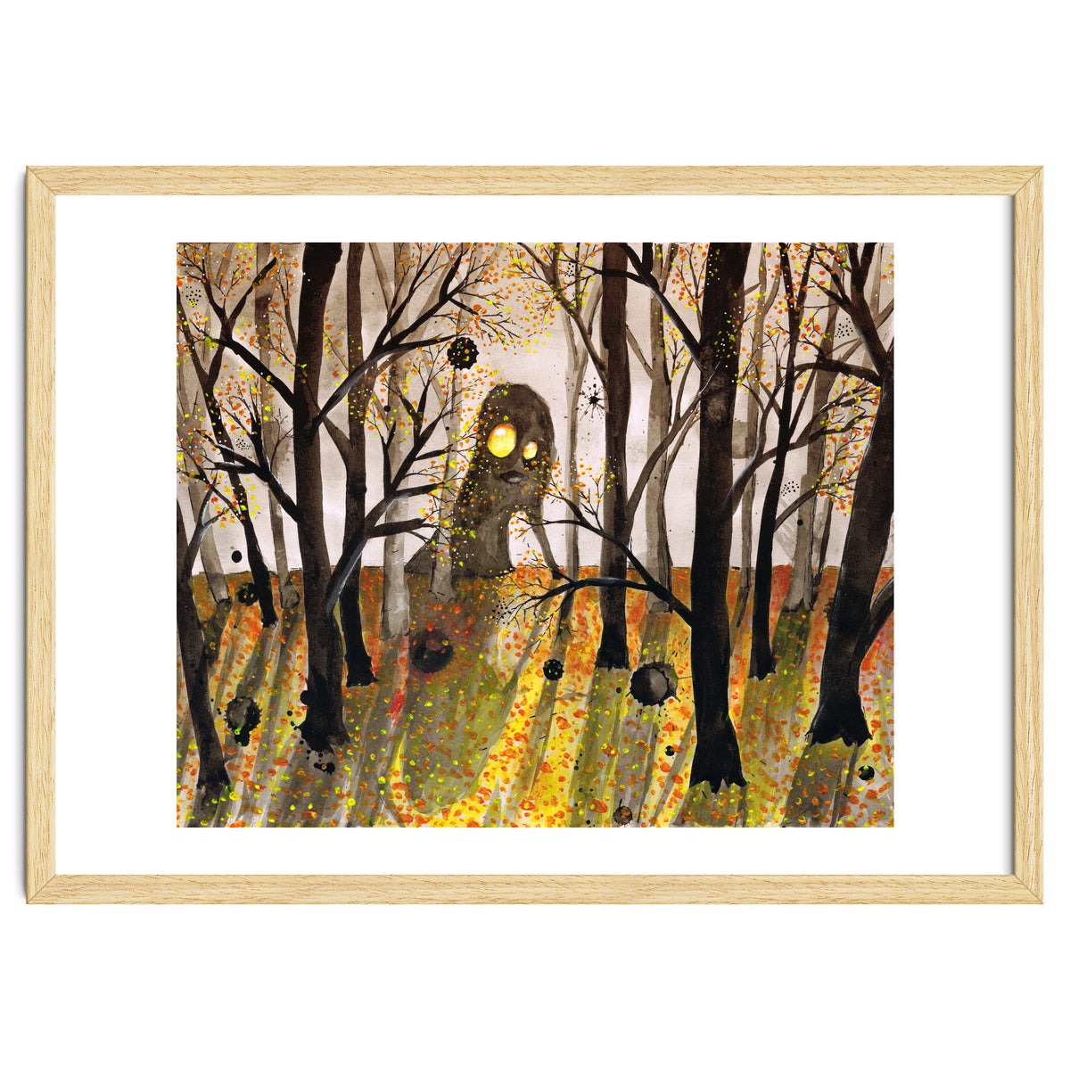 Monster in the woods